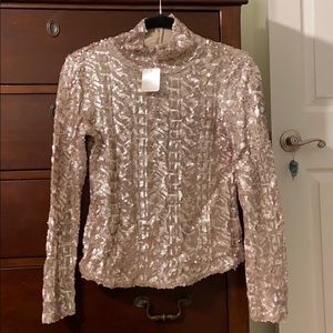 Free People Sequin Top